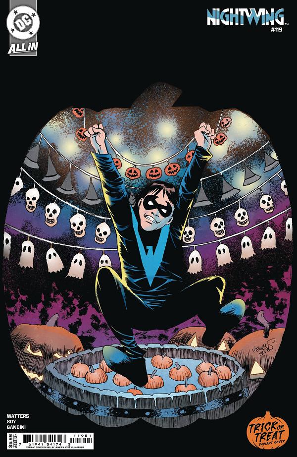 Nightwing #119 CVR D KELLEY JONES TRICK OR TREAT CSV cover