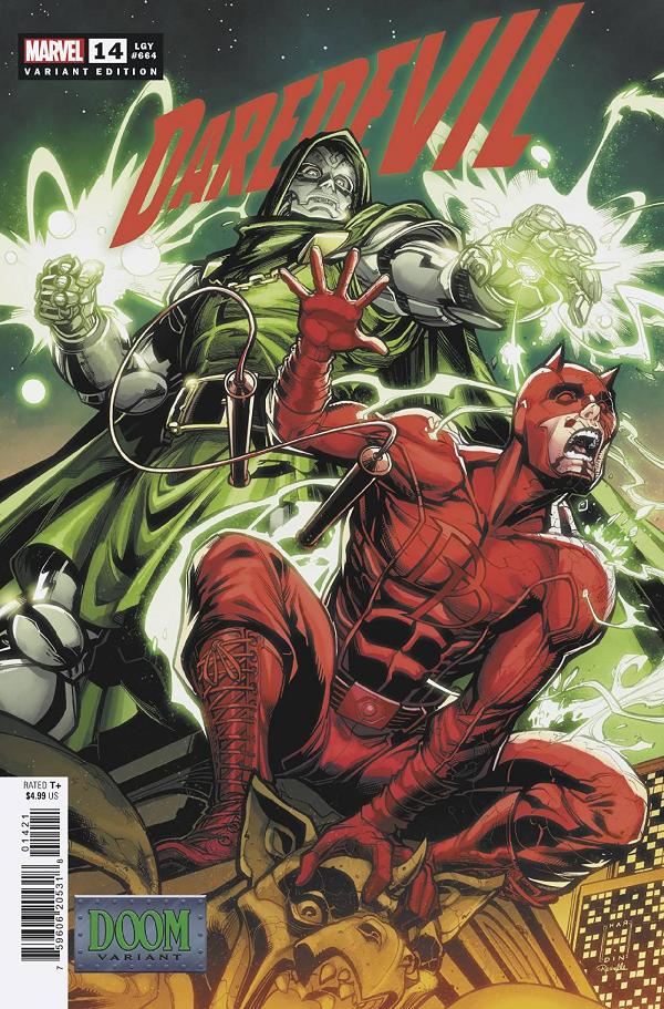 Daredevil #14 CHAD HARDIN DOOM cover