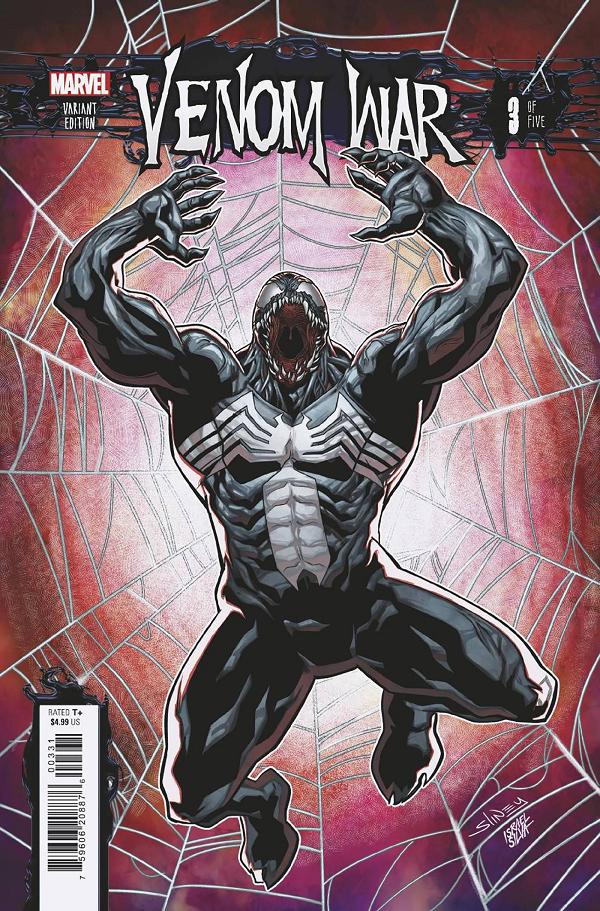 Venom War #3 variant cover by Will Sliney