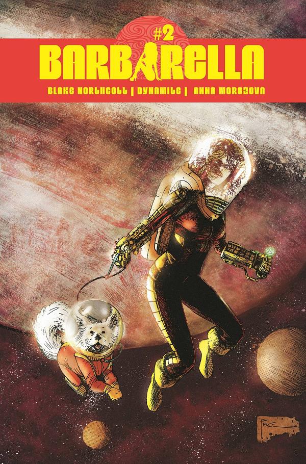 Barbarella #2 variant cover by Richard Pace