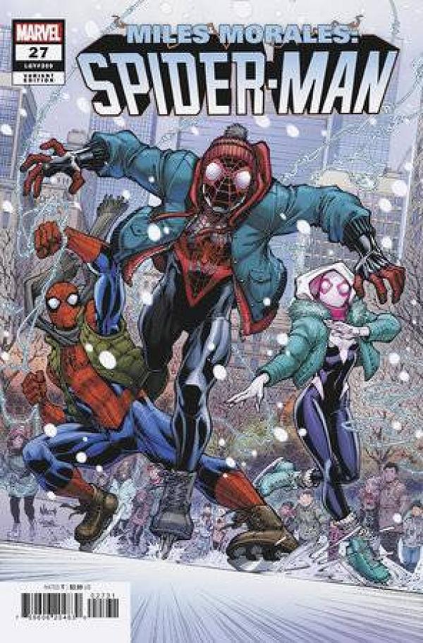 Miles Morales: Spider-Man #27 TODD NAUCK WINTER HOLIDAY cover