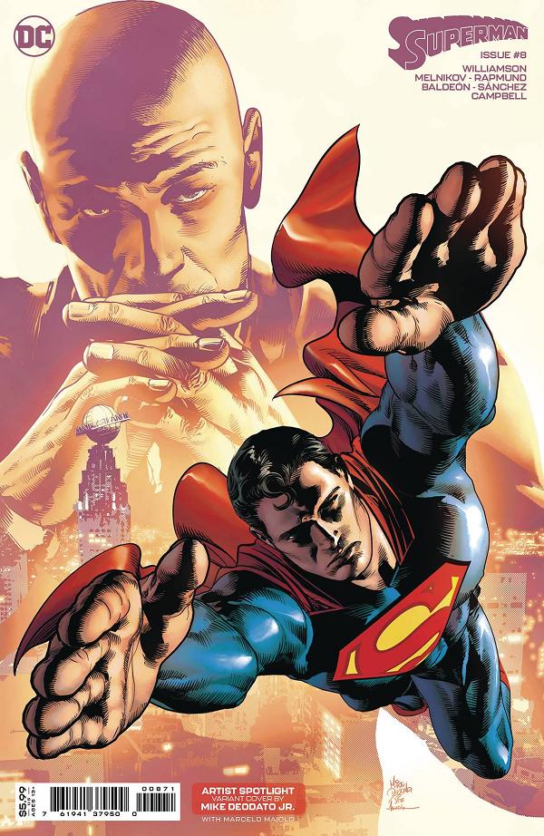 Superman #8 CVR E MIKE DEODATO JR ARTIST SPOTLIGHT CSV cover