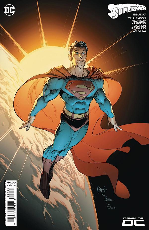 Superman #7 CVR F CVR F CAPULLO GLAPION CS cover