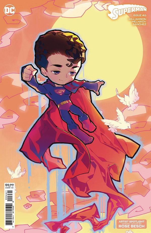 Superman #6 CVR D ROSE BESCH CREATOR CSV cover