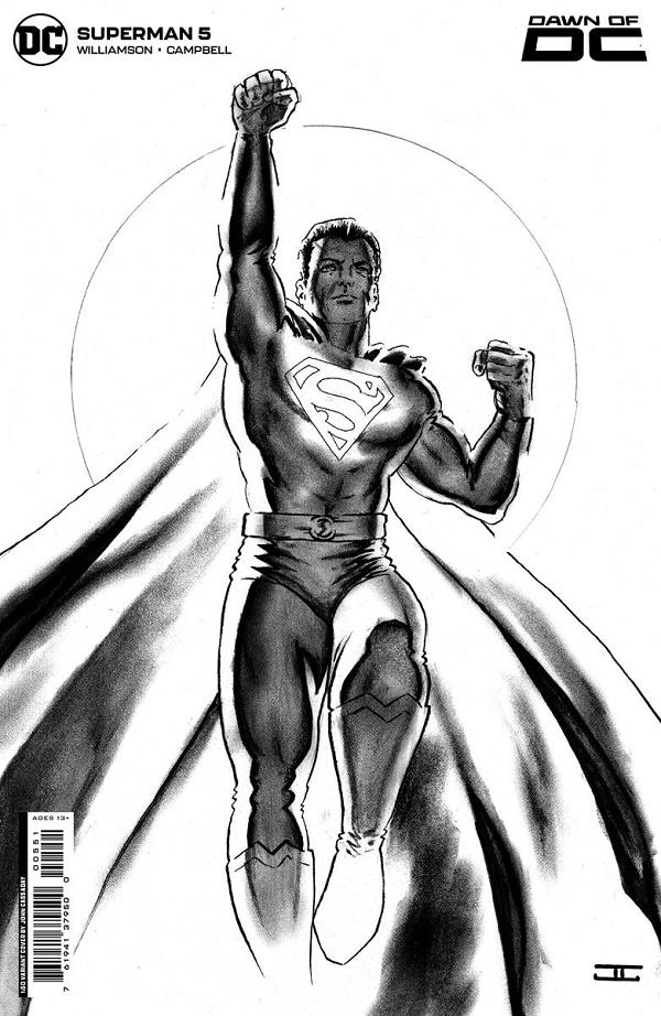 Superman #5 CVR B CVR B MIKEL JANIN CARD STOCK cover