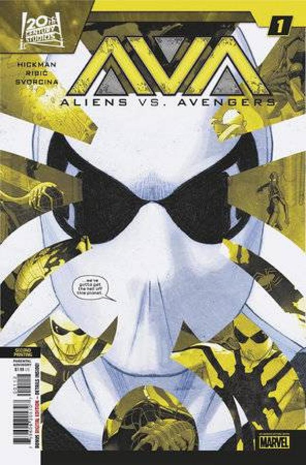 Aliens Vs Avengers #1 (OF 4) 2ND PTG ESAD RIBIC cover