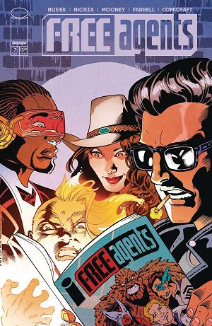 Free Agents #7 CVR C VON GRAWBADGER FARRELL FRY cover