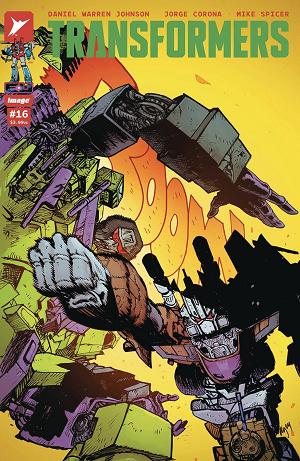 Transformers #16 CVR A JOHNSON & SPICER cover