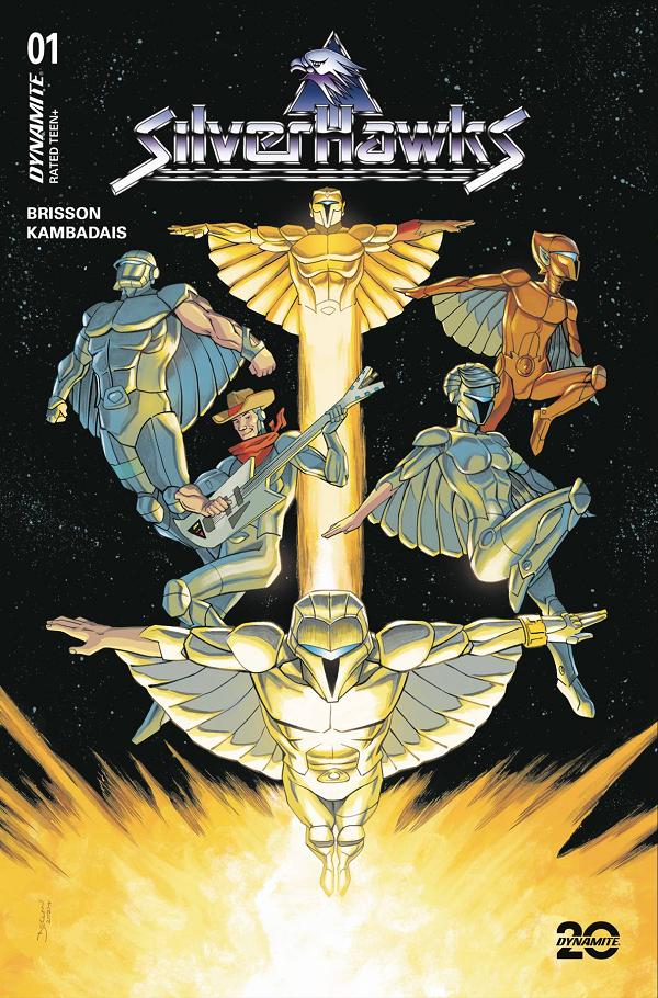 Silverhawks #1 variant cover by Declan Shalvey