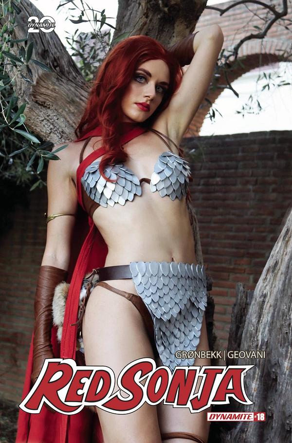 Red Sonja 2023 #18 variant cover by Cosplay