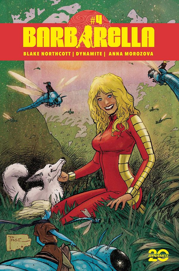 Barbarella #4 variant cover by Richard Pace
