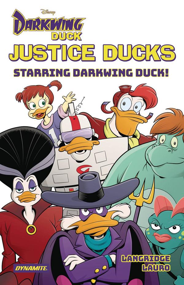 Justice Ducks Starring Darkwing Duck Hc cover by Roger Langridge