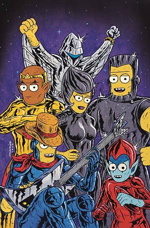 Silverhawks #1 CVR O MANIX METAL PREMIUM cover