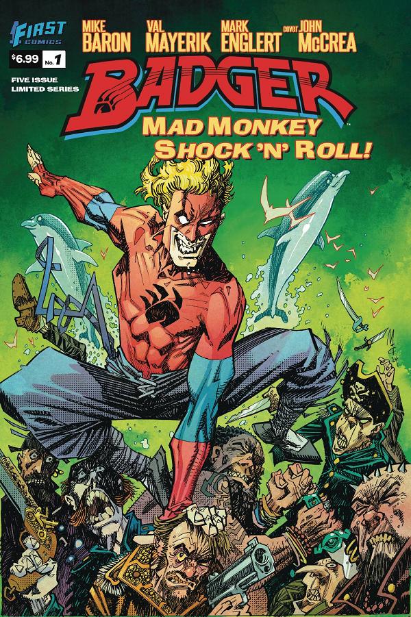 Badger Mad Monkey Shock N Roll #1 cover