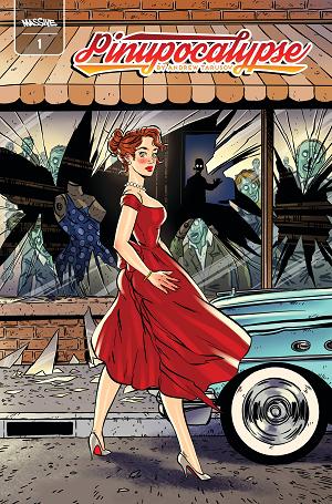 Pinupocalypse #1 CVR D THE WALKING RED HOMAGE (MR) cover