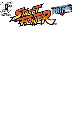 Street Fighter Prime #0 CVR D BLANK SKETCH cover