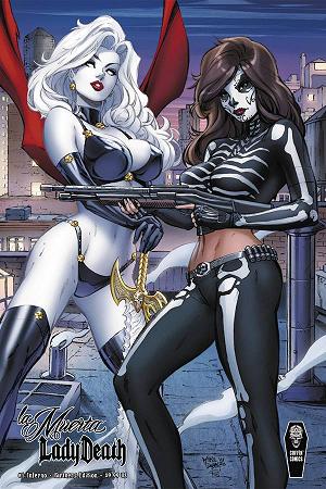 La Muerta Lady Death Inferno #1 CVR B PARTNERS ED (MR) cover