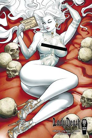 La Muerta Lady Death Inferno #1 CVR D NAUGHTY CERTIFIED ED ( cover