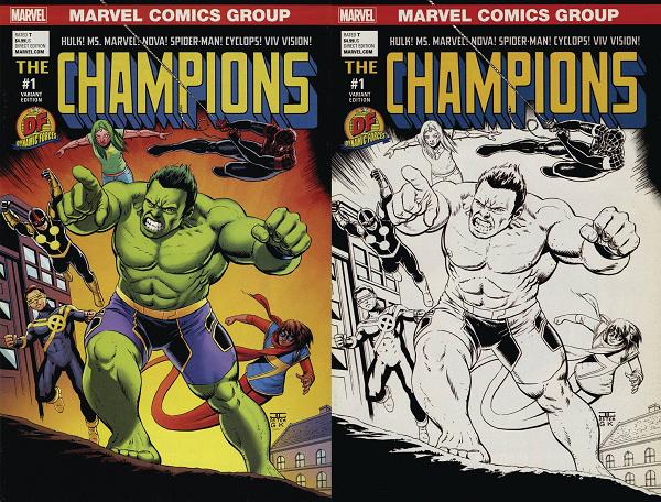 Df Champions #1 cover