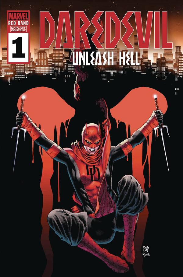 Df Daredevil Unleash Hell Red Band #1 cover