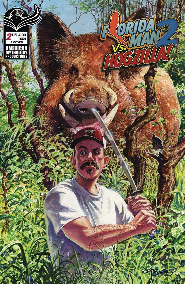 Florida Man Vs Hogzilla #2 CVR A SLEMONS (O/A) cover