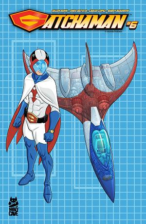 Gatchaman #6 CVR B BATISTA VECHICLE cover