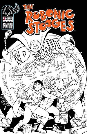 Robonic Stooges Fantastic Fools #3 CVR C SHANOWER LTD ED (O/ cover
