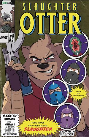 Slaughter Otter #2 CVR B J HAMMOND cover