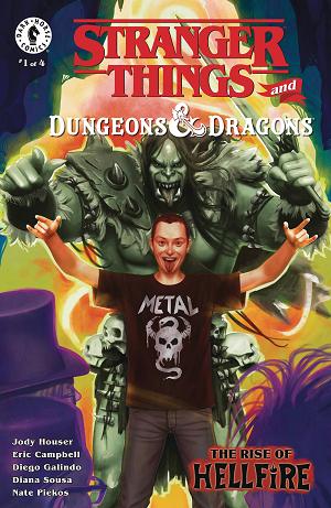 Stranger Things D&D Rise Of Hellfire #1 CVR C PUEBLAR cover