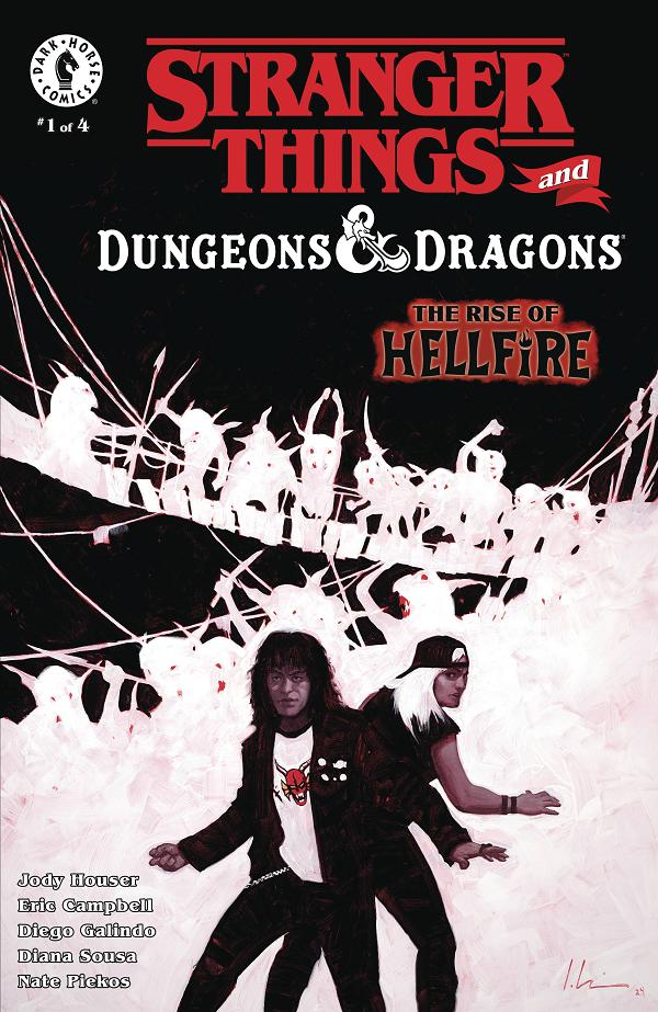 Stranger Things D&D Rise Of Hellfire #1 variant cover by Jeremy Wilson