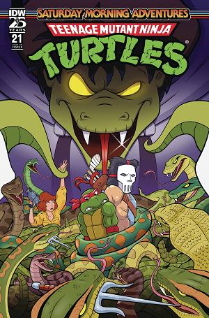 Tmnt Saturday Morning Adv #21 CVR B PEARCE cover