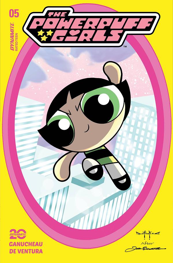 Powerpuff Girls #5 variant cover by Pasquale Qualano