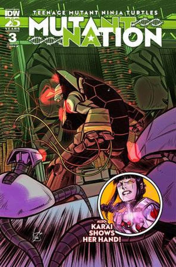 Tmnt Mutant Nation #3 CVR B FEDERICI cover