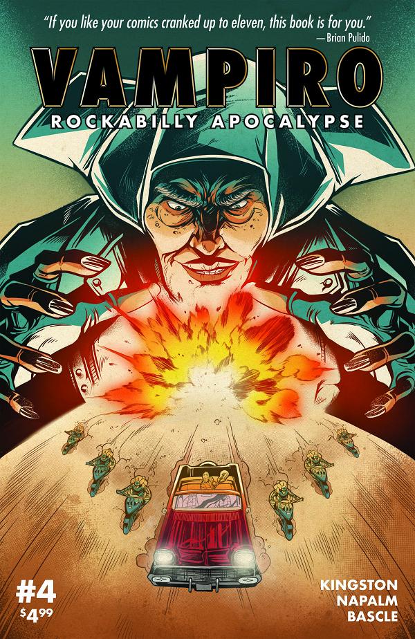 Vampiro Rockabilly Apocalypse #4 variant cover by El Terrorifico Dr. Napalm