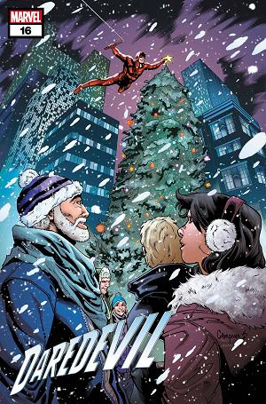 Daredevil #16 CHRIS CAMPANA WINTER HOLIDAY cover