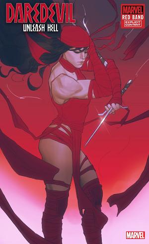 Daredevil Unleash Hell Red Band #1 (OF 5) SWABY ELEKTRA cover