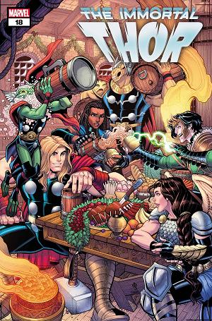 Immortal Thor #18 NICK BRADSHAW WINTER HOLIDAY cover