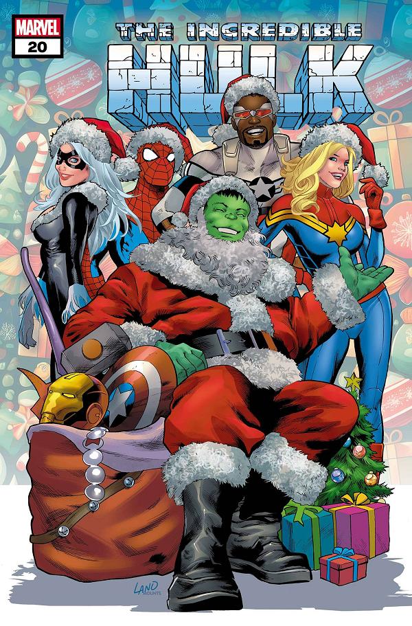 Incredible Hulk #20 GREG LAND WINTER HOLIDAY cover