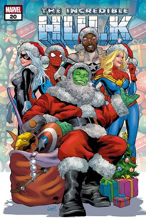 Incredible Hulk #20 GREG LAND WINTER HOLIDAY cover