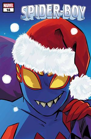 Spider-Boy #14 NATACHA BUSTOS WINTER HOLIDAY cover