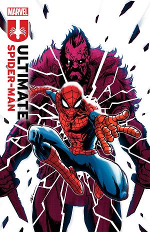 Ultimate Spider-Man #13 SU ULTIMATE ONE YEAR IN FOIL cover