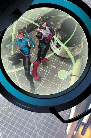 Justice League The Atom Project #1 CVR B (OF 6) CVR B DAN MORA CARD STOCK cover