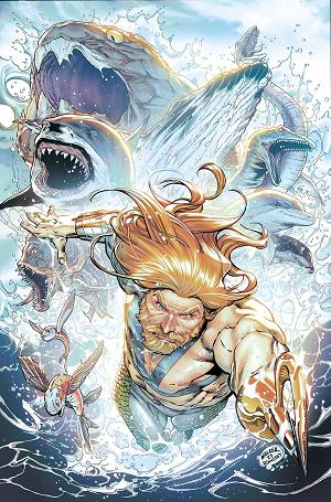 Aquaman #1 CVR D CVR D BRAD WALKER DEEP SEA ULTRA GLOSS cover