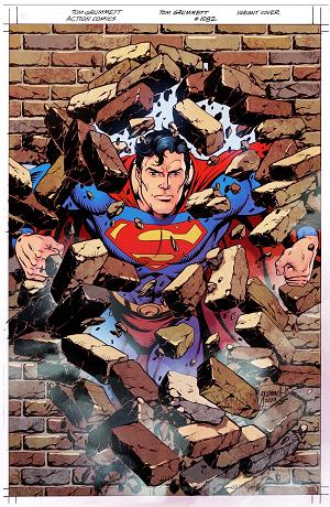 Action Comics #1082 CVR D CVR D INC 1:25 TOM GRUMMETT CARD STOCK cover