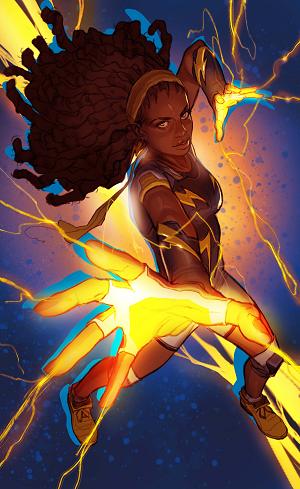 Black Lightning #3 CVR B CVR B JOSHUA SWAY SWABY CARD STOCK cover