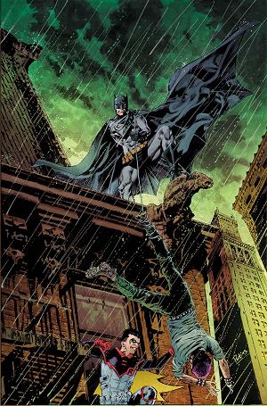 Batman And Robin #17 CVR D CVR D INC 1:25 MIKE PERKINS CARD STOCK cover