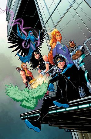 Titans #19 CVR C CVR C DAVID BALDEON CARD STOCK cover