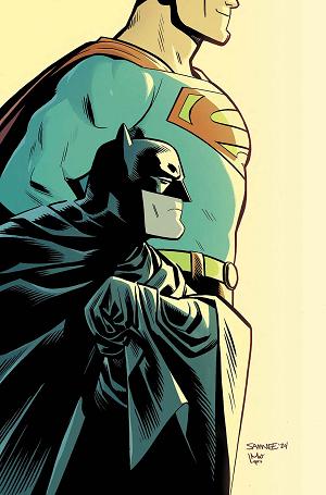 Batman & Superman: World's Finest #35 CVR C CVR C CHRIS SAMNEE CARD STOCK cover