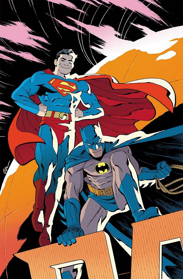 Batman & Superman: World's Finest #35 CVR E CVR E INC 1:25 ETHAN YOUNG CARD STOCK cover