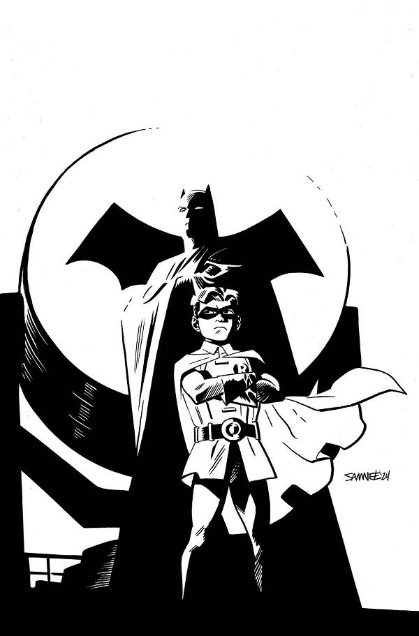 Batman And Robin Year One #4 CVR A CHRIS SAMNEE cover